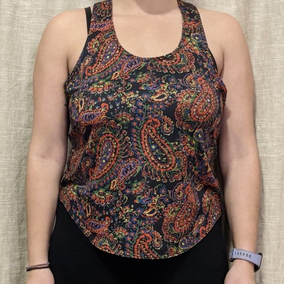 Paisley Racerback Tank - Picture 1 of 5